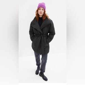 GAP DUVET WRAP PUFFER COAT LARGE